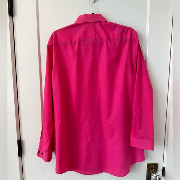 J. Ferrar Slimfit Long Sleeve Button Down (Pink) - Picture 2 of 2